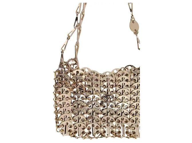Paco Rabanne Mini sac Nano 1969 doré - vue 2