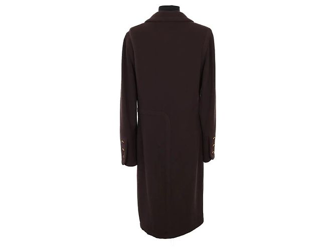 Abito Chanel in lana marrone - vista 4