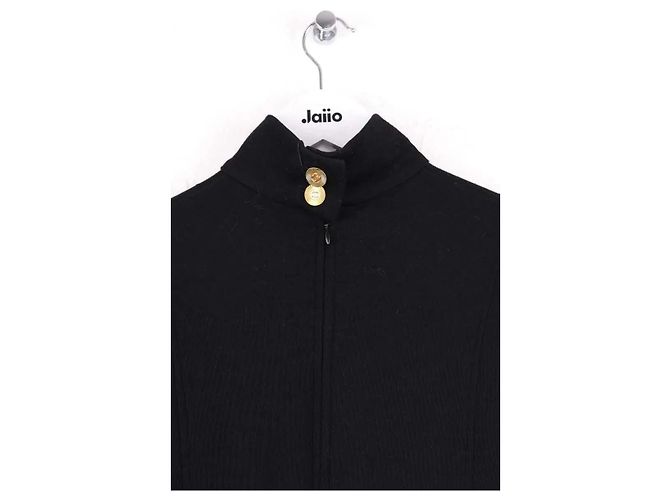 Blusa Chanel de lana negra - vista 4