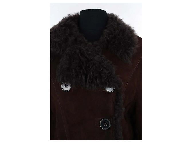Kenzo Braunes Lammfell - Ansicht 2