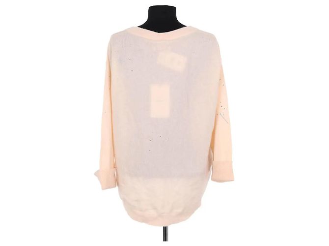 Max & Moi Strickjacke aus Wolle Beige XS - Ansicht 4