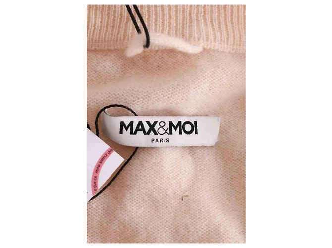 Max & Moi Strickjacke aus Wolle Beige XS - Ansicht 5