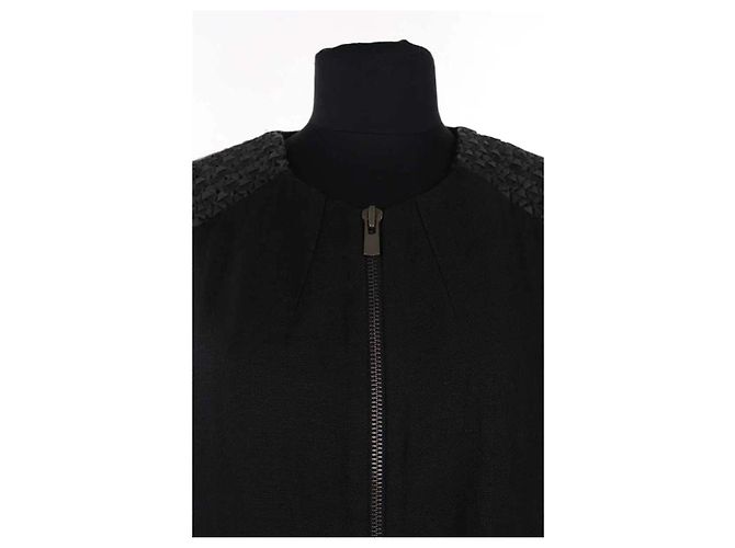 Giacca Maje in cotone nero - vista 2