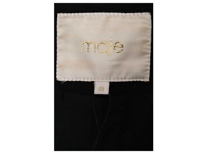 Giacca Maje in cotone nero - vista 5