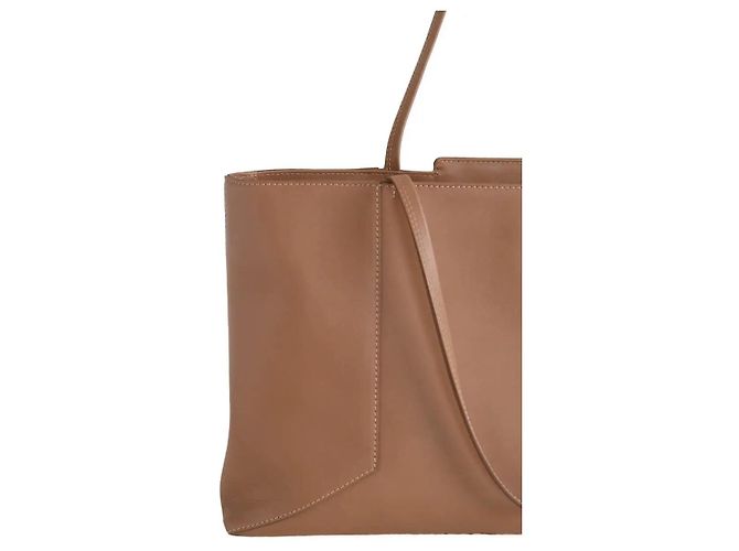 Cabas Lancel em pele castanha - vista 4