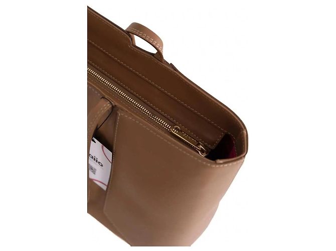 Cabas Lancel em pele castanha - vista 6