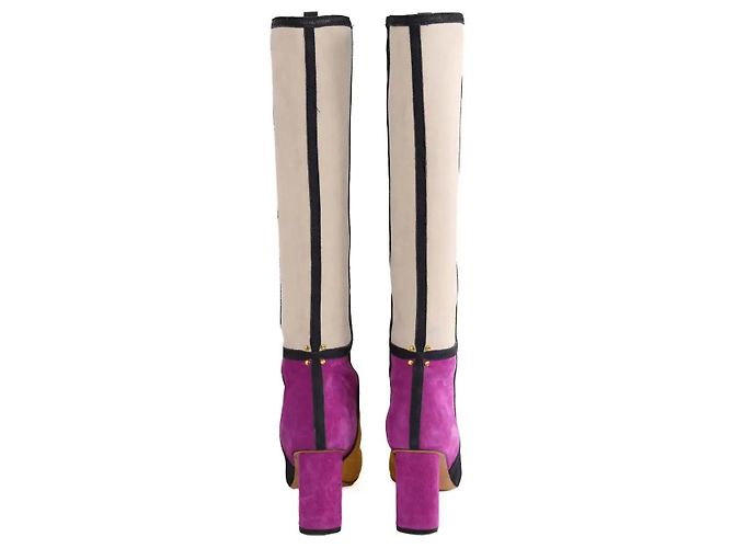 Jerome Dreyfuss Stivali multicolore Jérôme Dreyfuss in camoscio - vista 2