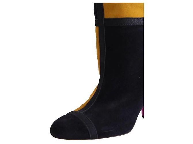 Jerome Dreyfuss Stivali multicolore Jérôme Dreyfuss in camoscio - vista 5