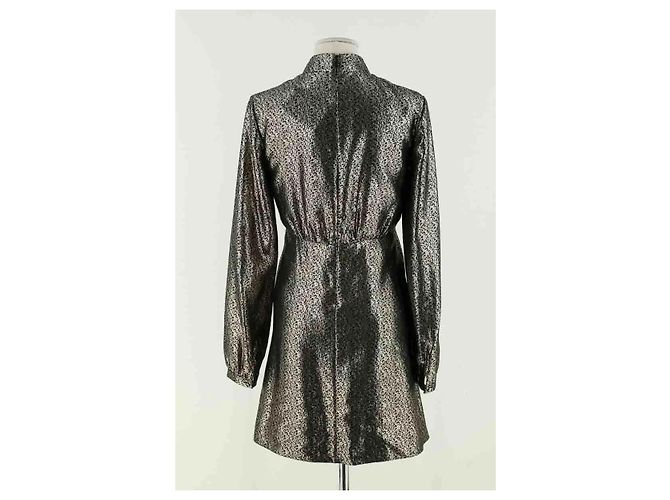 Autre Marque Saint Laurent Kleid Gold Viscose - Ansicht 4