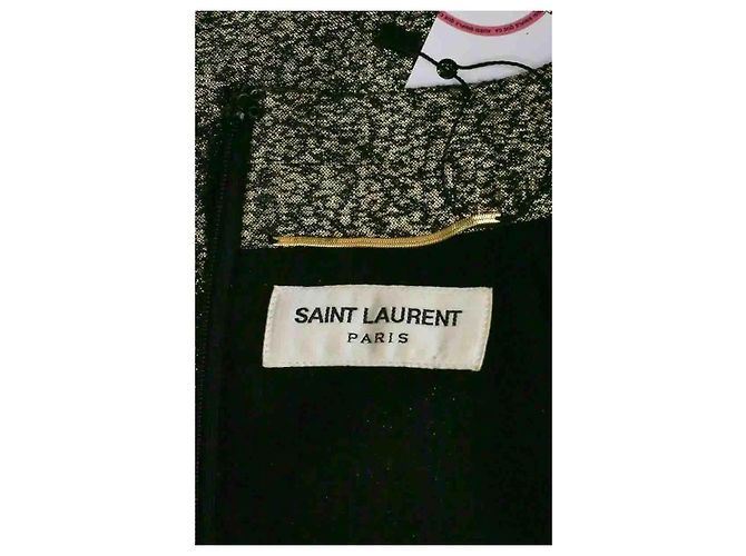 Autre Marque Saint Laurent Kleid Gold Viscose - Ansicht 5