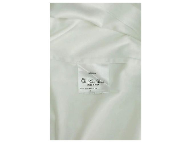 Camiseta blanca de algodón Loro Piana - vista 6