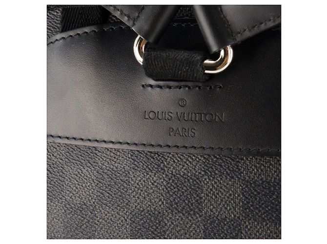 LOUIS VUITTON - Zaino Josh Louis Vuitton in toile enduite damier graphite - vista 6