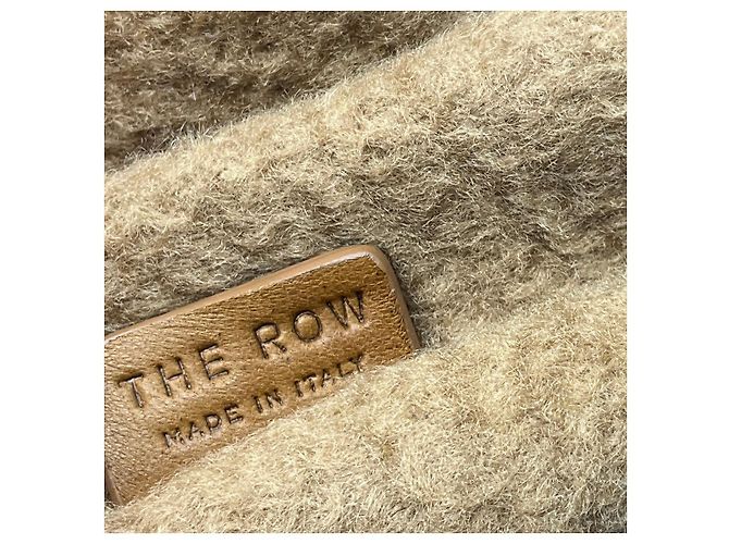 The Row Borsa a pochette Large Glove Clutch in cashmere Camel - vista 10