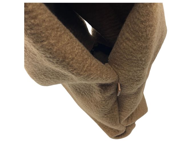 The Row Borsa a pochette Large Glove Clutch in cashmere Camel - vista 11