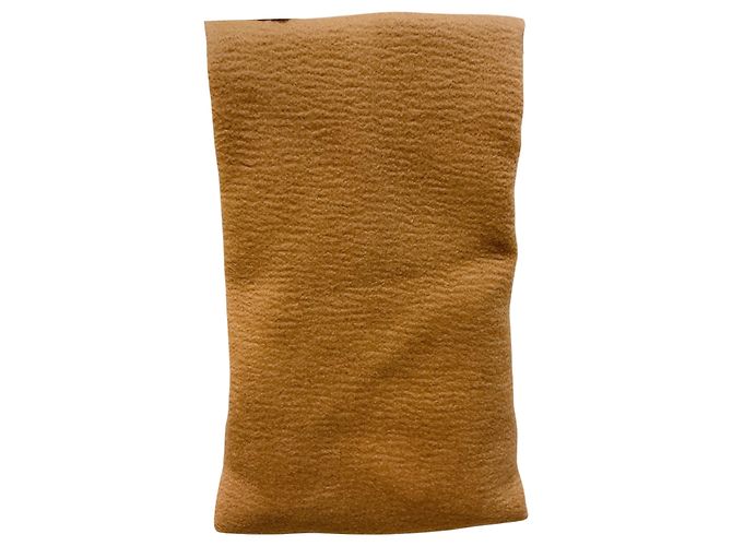 The Row Borsa a pochette Large Glove Clutch in cashmere Camel - vista 3