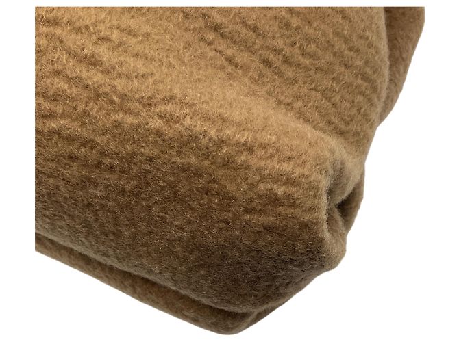 The Row Borsa a pochette Large Glove Clutch in cashmere Camel - vista 7