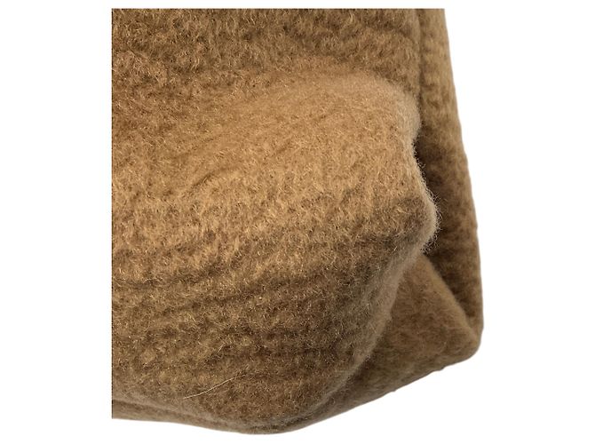 The Row Borsa a pochette Large Glove Clutch in cashmere Camel - vista 9