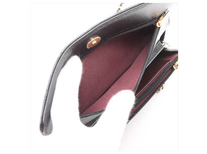 Timeless Chanel WOC em couro Caviar acolchoado com aba Crossbody Black - vista 10