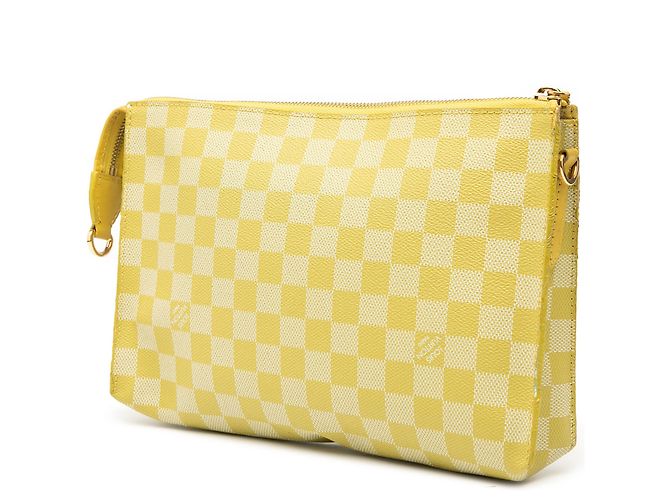Clutch Louis Vuitton Damier Couleurs Element Yellow - vista 2