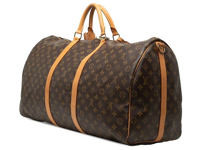 Borsa da viaggio Louis Vuitton Monogram Keepall Bandouliere 60 Marrone - vista 2