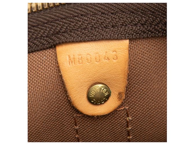Borsa da viaggio Louis Vuitton Monogram Keepall Bandouliere 60 Marrone - vista 6