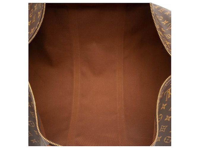 Mala de Viagem Louis Vuitton Monogram Keepall 60 Castanha - vista 4