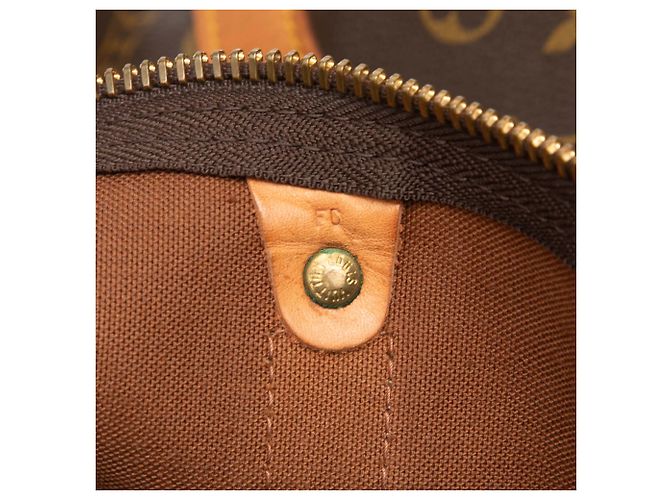 Mala de Viagem Louis Vuitton Monogram Keepall 60 Castanha - vista 7