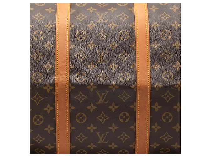 Mala de Viagem Louis Vuitton Monogram Keepall 60 Castanha - vista 8