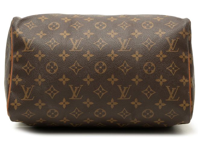Borsa Boston Louis Vuitton Monogram Speedy 30 Marrone - vista 3