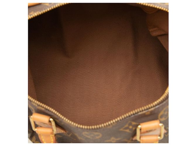 Borsa Boston Louis Vuitton Monogram Speedy 30 Marrone - vista 4