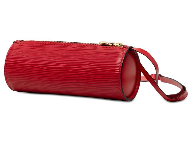 Bolso de mano Louis Vuitton Epi Pochette Papillon rojo - vista 2