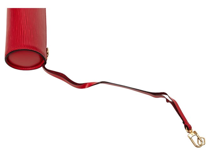Bolso de mano Louis Vuitton Epi Pochette Papillon rojo - vista 7
