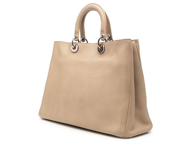 Borsa Diorissimo Large in pelle beige Dior - vista 2