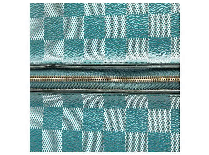 Borsa Satchel Louis Vuitton Damier Couleurs Mobil Piment Blu - vista 7