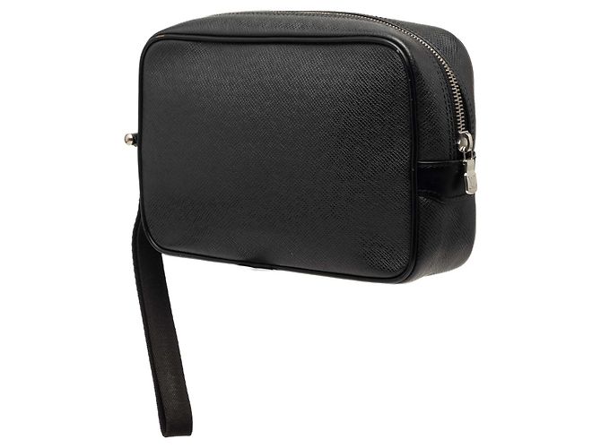 Borsa a pochette Louis Vuitton Taiga Pochette Kaluga Nera - vista 2