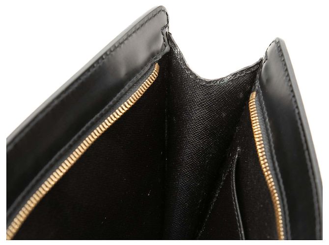 Borsa a Mano Louis Vuitton Epi Pochette Homme Nera - vista 8