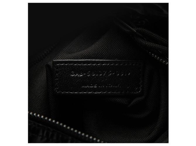 Autre Marque Borsa cintura Saint Laurent Nuxx in nylon nero - vista 6