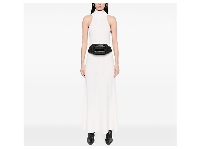 Autre Marque Borsa cintura Saint Laurent Nuxx in nylon nero - vista 7