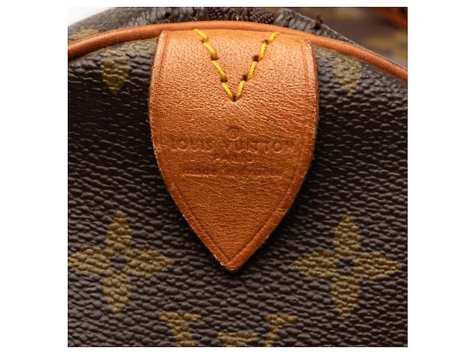 Sac de voyage Louis Vuitton Monogram Keepall 50 Marron - vue 6