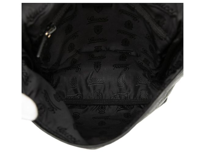 Borsa a tracolla Gucci Guccissima nera - vista 4