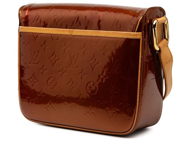Borsa a tracolla Louis Vuitton Monogram Vernis Christie GM Marrone - vista 2