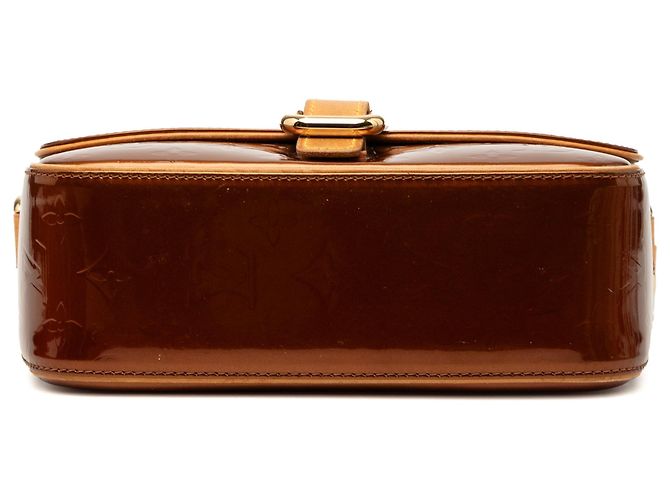 Borsa a tracolla Louis Vuitton Monogram Vernis Christie GM Marrone - vista 3