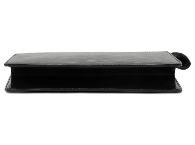 Borsa a Mano Louis Vuitton Epi Pochette Homme Nera - vista 3