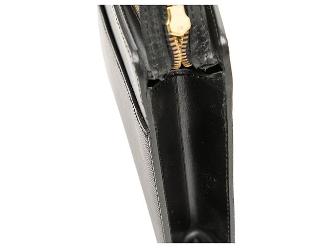 Borsa a Mano Louis Vuitton Epi Pochette Homme Nera - vista 7