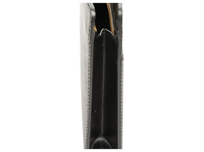Borsa a Mano Louis Vuitton Epi Pochette Homme Nera - vista 8