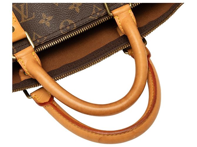 Sac de voyage Louis Vuitton Monogram Keepall Bandouliere 50 Marron - vue 8