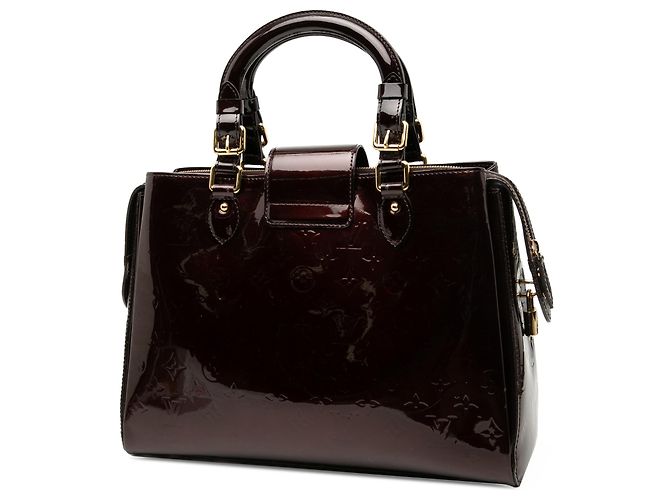 Borsa Louis Vuitton Monogram Vernis Melrose Avenue Purple - vista 2