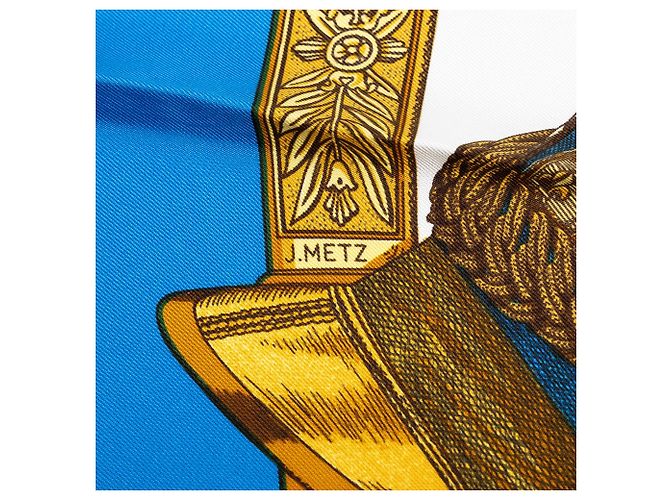 Multi Hermès Grand Uniforme Seidentuch 90 - Ansicht 5