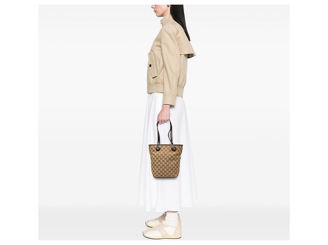 Gucci GG Canvas Eclipse Tote Beige - Ansicht 6