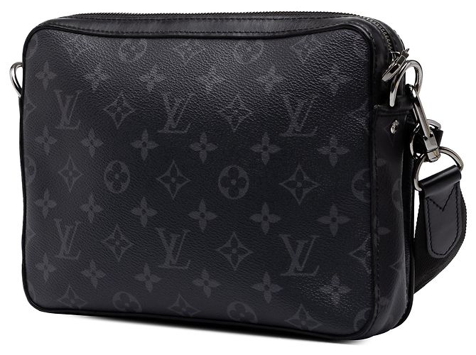Sac bandoulière Trio Messenger Louis Vuitton Monogram Eclipse Reverse Noir - vue 2